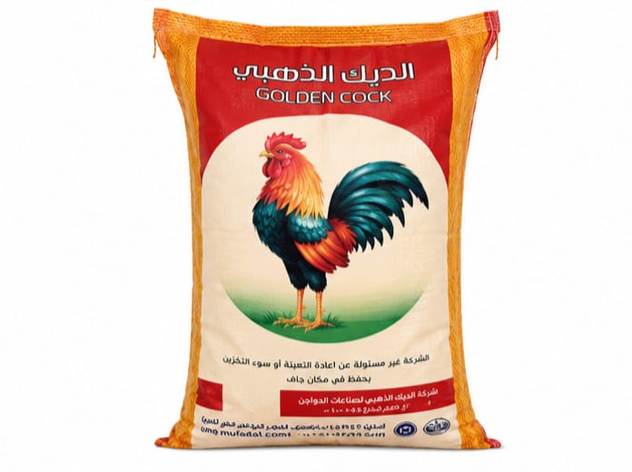 مدشوش الديك الذهبي استرالي 25كج البرتقالي